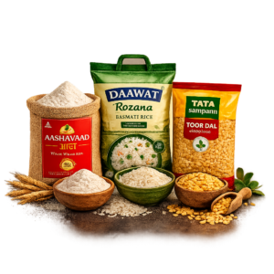 Atta, Rice & Dal