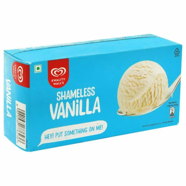 Kwality Wall's Vanilla Ice Cream family pack
