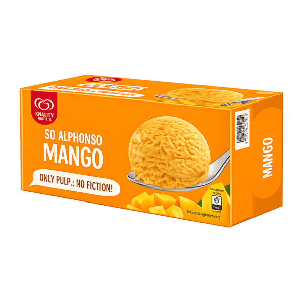 Kwality Wall’s So Alphonso Mango Icecream (700 ml)