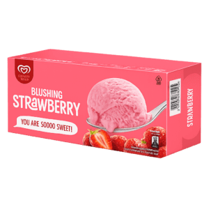 Kwality Wall’s Blushing Strawberry Icecream (700 ml)