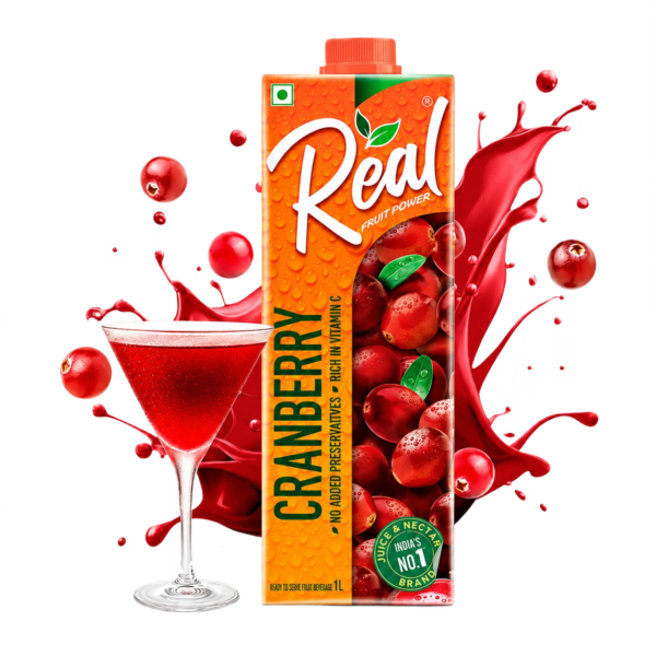 Real Cranberry Fruit Juice 1 Ltr