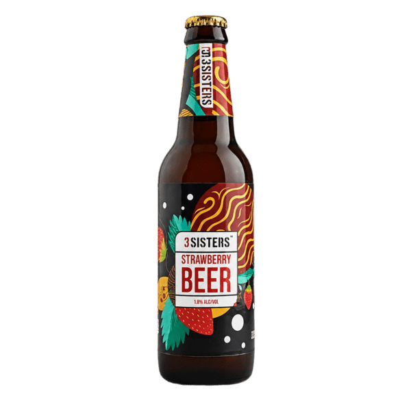 3 Sisters Strawberry Non-Alcoholic Malt Beverage 330 ml