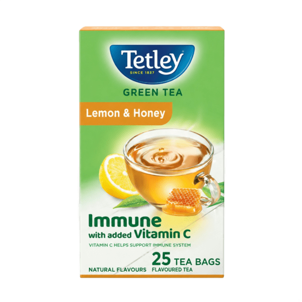 Tetley Lemon & Honey Green Tea 25 Bags