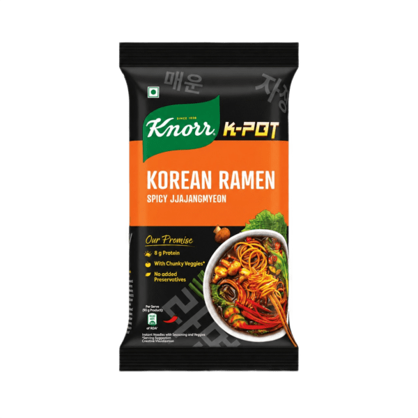 Knorr Korean Ramen Spicy Jjajangmyeon Veg Meal 110g