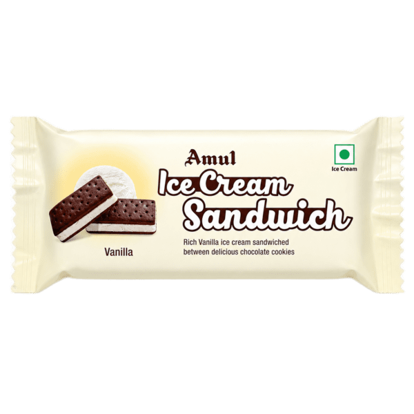 Amul Vanilla Ice Cream Sandwich 80 ml