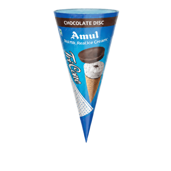 Amul Tricone Cookie Crunch Delight Ice Cream Cone 120 ml