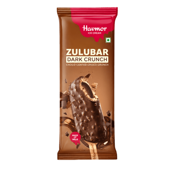 Havmor Zulubar Dark Crunch Ice Cream Stick 80 ml