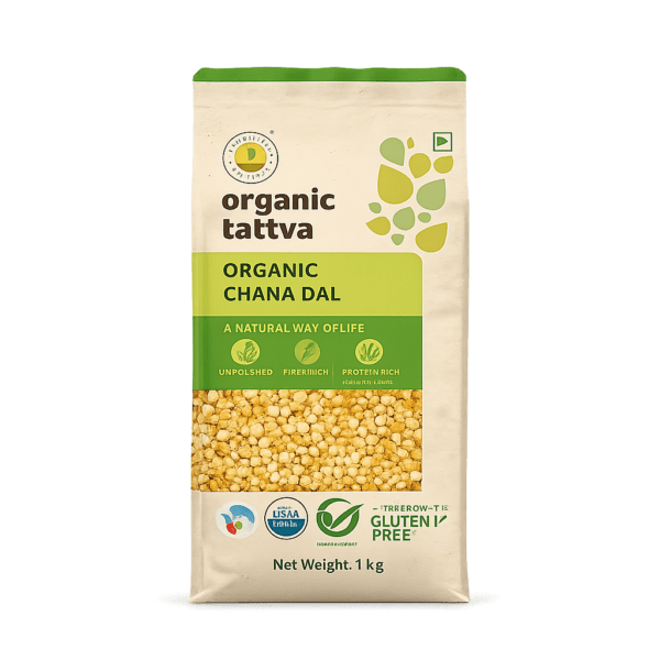 Organic Tattva Chana Dal 500 g