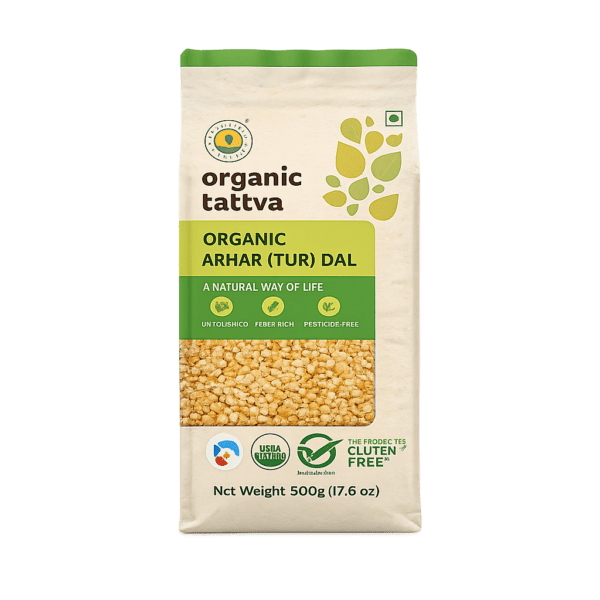 Organic Tattva Organic Arhar Tur Dal 500 g