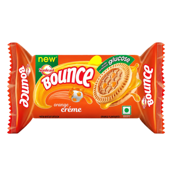 Sunfeast Bounce Orange Cream Biscuits 58g