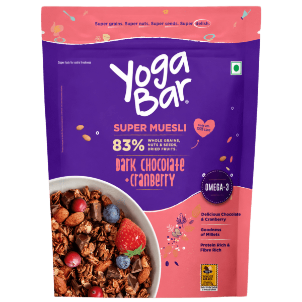 Yogabar Muesli Dark Chocolate Cranberry 400 g
