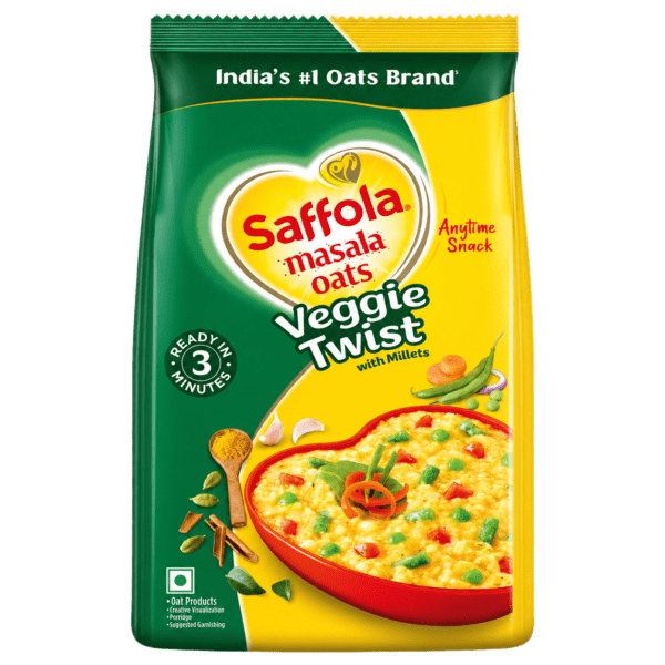 Saffola Masala Oats Veggie Twist 500 g
