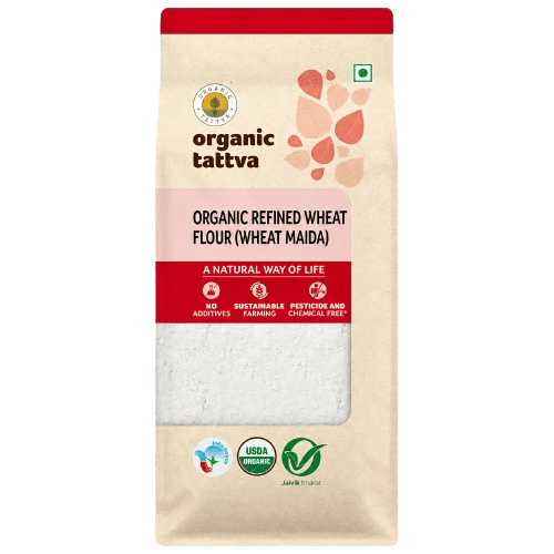 Organic Tattva Refined Wheat Flour (Wheat Maida) 500g